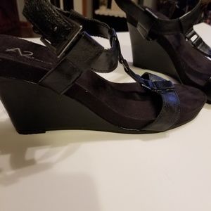 AEROSOLES Shoes - Aerosoles Black Wedge Shoes Size 11 AEROSOLES Shoes - Aerosoles Black Wedge Shoes Size 11